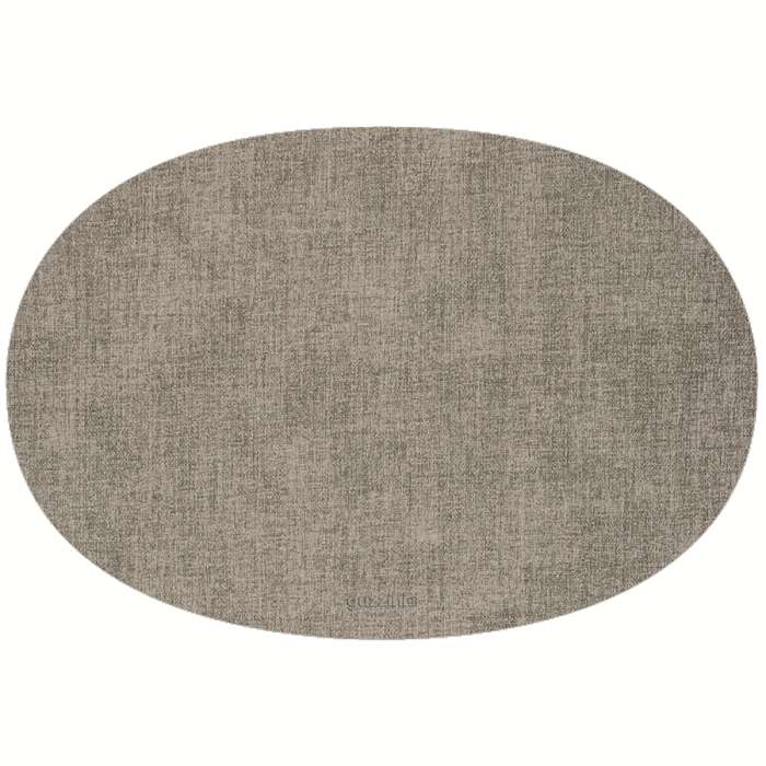 Салфетка подстановочная овальная двухсторонняя fabric, серая Guzzini 22604692