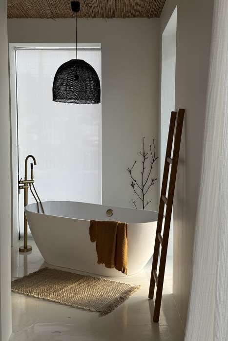 Полотенце банное из умягченной вафли цвета охры из коллекции essential, 70x140 см Tkano TK25-BT0008