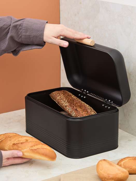 Хлебница irmel 30х20х16 см, графит Smart Solutions SS0000302