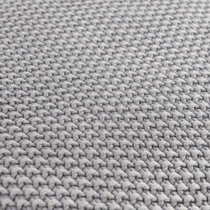 Плед из стираного хлопка серого цвета из коллекции essential, 130х180 см Tkano TK22-TH0008