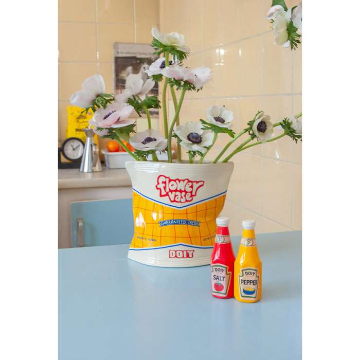 Ваза для цветов corner shop, chips bag, 17 см DOIY DYVASCDCH