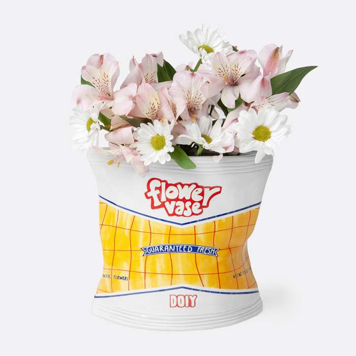 Ваза для цветов corner shop, chips bag, 17 см DOIY DYVASCDCH