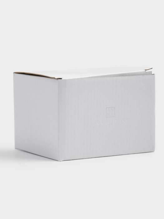 Кружка, 460 мл, керамика, бело-серая, мятый эффект, Позволь себе, Message ANNA LAFARG ANLAF-FDW-201224