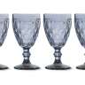 Набор бокалов для вина Dubai, голубой, 0,4 л, 4 шт WD LIFESTYLE WD-475B