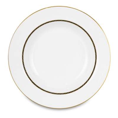 Тарелка суповая Narumi Виндзор 23 см, фарфор костяной