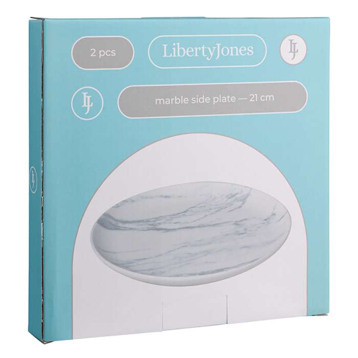 Набор тарелок Marble, Ø21 см, 2 шт. LIBERTY JONES LJ_RM_PL21