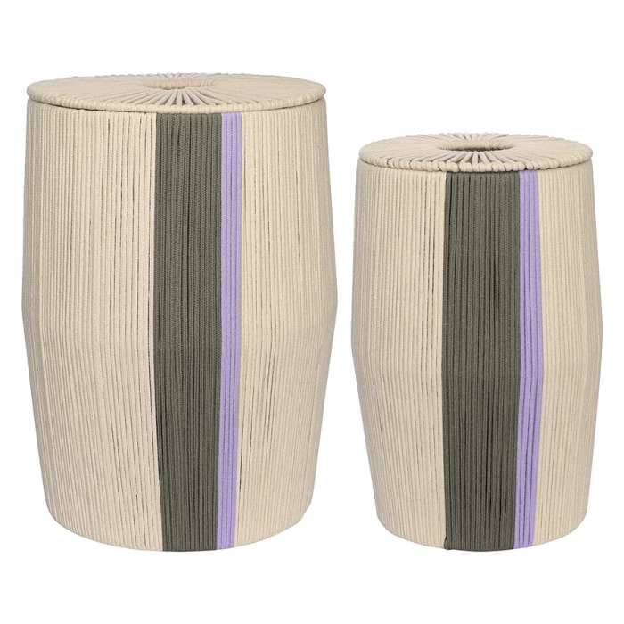 Корзина плетеная conga grey из коллекции ethnic, размер m Tkano TK24-ST_BA0033