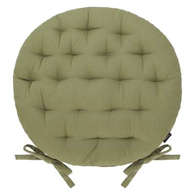 Подушка на стул круглая из хлопка оливкового цвета из коллекции essential, 40 см Tkano TK24-CP0008