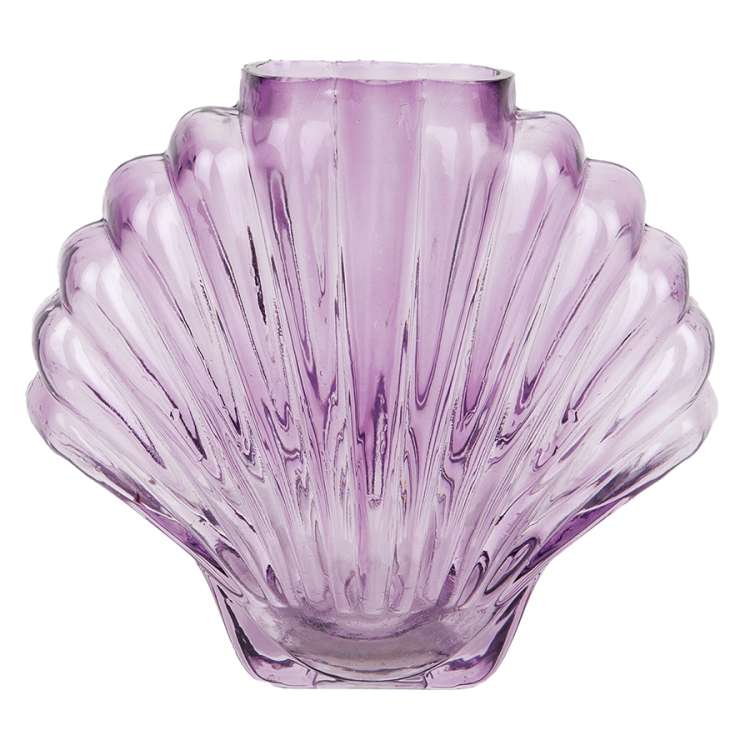 Ваза для цветов seashell, 18,5 см, лиловая DOIY DYVASSHLI