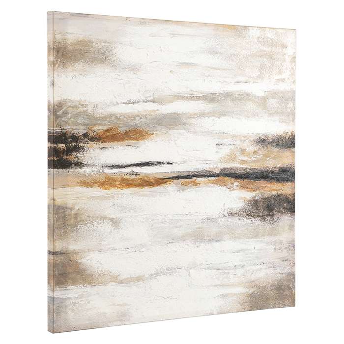 Панно декоративное с ручной росписью by feel, 80х80 см, бежевое Bergenson Bjorn BB0000603