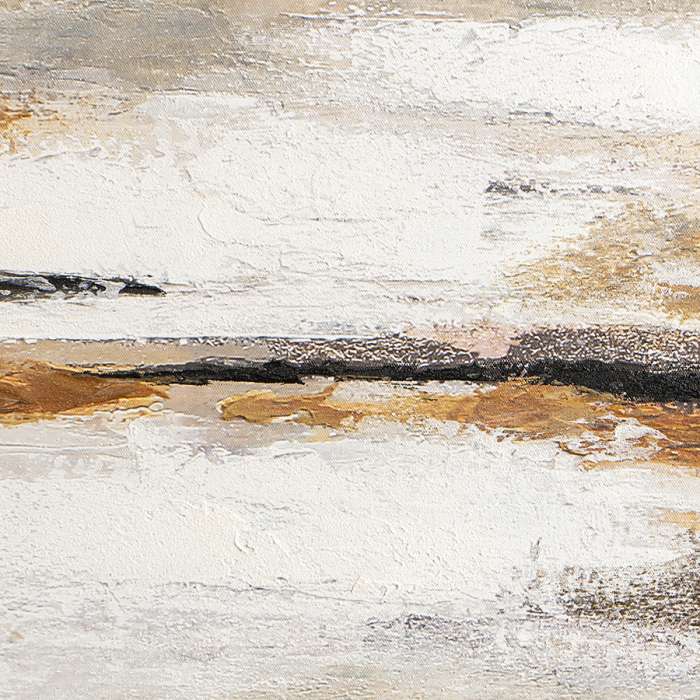 Панно декоративное с ручной росписью by feel, 80х80 см, бежевое Bergenson Bjorn BB0000603