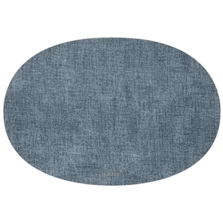 Салфетка подстановочная овальная двухсторонняя fabric, синяя Guzzini 22604681