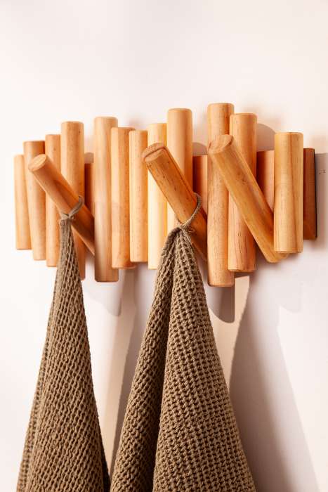 Полотенце банное из умягченной вафли цвета хаки из коллекции essential, 70x140 см Tkano TK25-BT0006