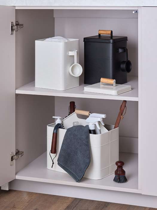 Банка для хранения универсальная irmel, 6,2 л, с ложкой, молочная Smart Solutions SS0000303