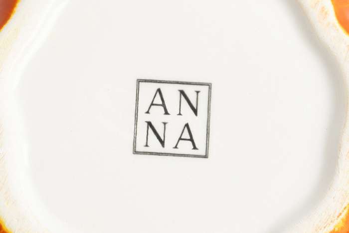 Емкость для хранения, 13х12 см, 520 мл, керамика, оранжево-зеленая, Тыква, Bright pumpkin ANNA LAFARG ANLAF-FDWS-031224-7