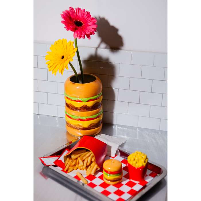 Ваза для цветов fast food, burger, 18 см DOIY DYVASFFBU