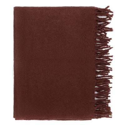 Плед мохеровый шоколадного цвета из коллекции essential, 130х180 см Tkano TK25-TH0012