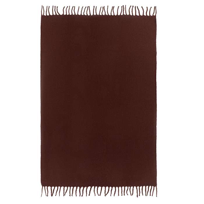 Плед мохеровый шоколадного цвета из коллекции essential, 130х180 см Tkano TK25-TH0012