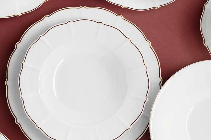 Тарелка закусочная Лотос, 21,5 см ANNA LAFARG EMILY AL-1111L-E11