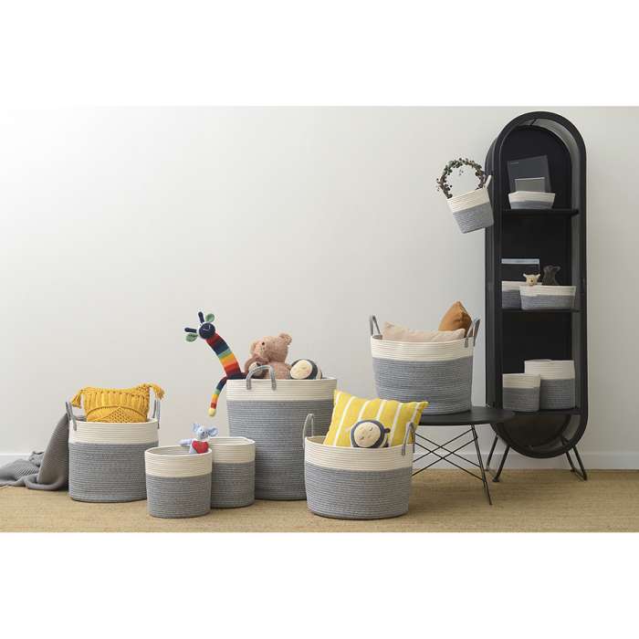 Кашпо gerd, D28х27 см кремовое/светло-серое Bergenson Bjorn TL-BB-GD-CR-GR-28