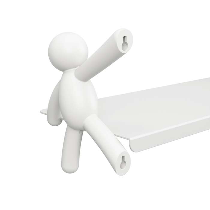 Полка buddy, 46х15 см, белая UMBRA 1015705-660