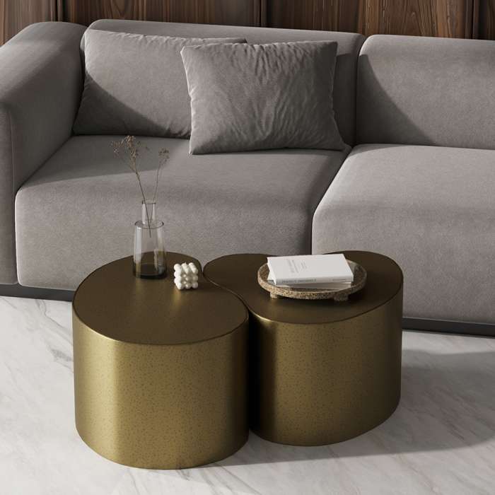 Набор из 2-х столиков grannis, золотистые Bergenson Bjorn BB0000392