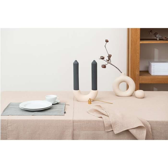 Свеча декоративная графитового цвета из коллекции edge, 25,5см Tkano TK22-CND0024