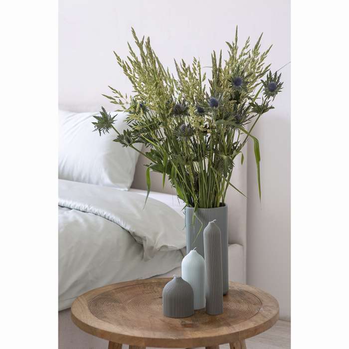 Свеча декоративная графитового цвета из коллекции edge, 25,5см Tkano TK22-CND0024