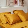 Набор наволочек из премиального сатина горчичного цвета из коллекции essential, 50х70 см Tkano TK24-PC0044