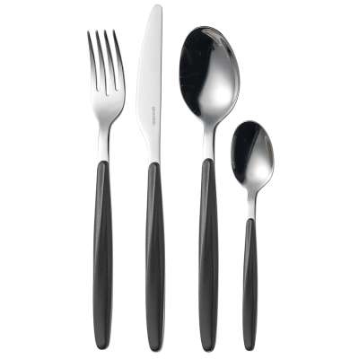 Набор из 24 столовых приборов cutlery my fusion, черный Guzzini 11070010