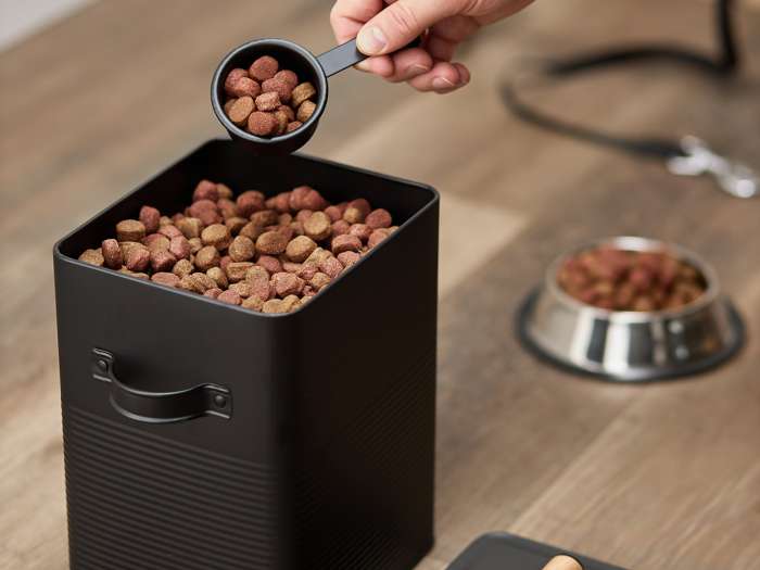 Банка для хранения универсальная irmel, 6,2 л, с ложкой, графит Smart Solutions SS0000304