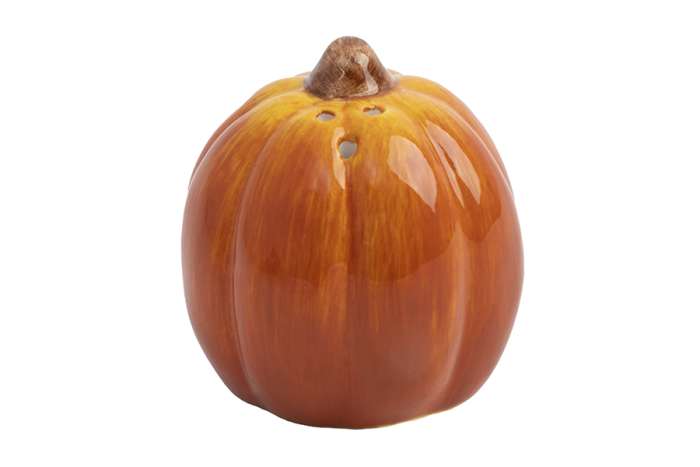 Емкость для соли или перца, 7 см, керамика, оранжевая, Тыква, Bright pumpkin ANNA LAFARG ANLAF-FDWS-031224-8