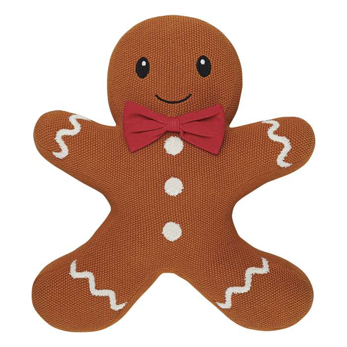 Подушка вязаная classy gingerbread из коллекции new year essential, 40х50 см Tkano TK24-CU0022