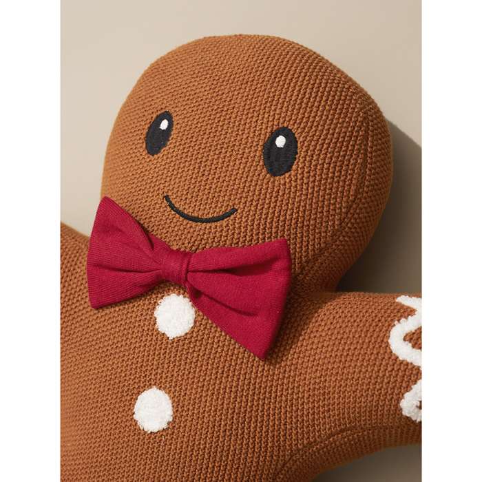 Подушка вязаная classy gingerbread из коллекции new year essential, 40х50 см Tkano TK24-CU0022