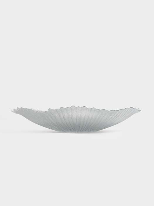 Ваза для фруктов, 40х8 см, стекло, серебристая, Avila ANNA LAFARG ANLAF-5-1909038