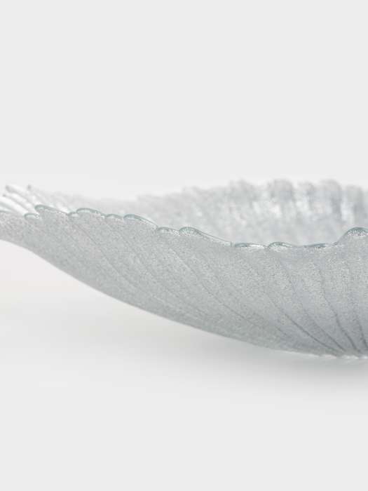 Ваза для фруктов, 40х8 см, стекло, серебристая, Avila ANNA LAFARG ANLAF-5-1909038