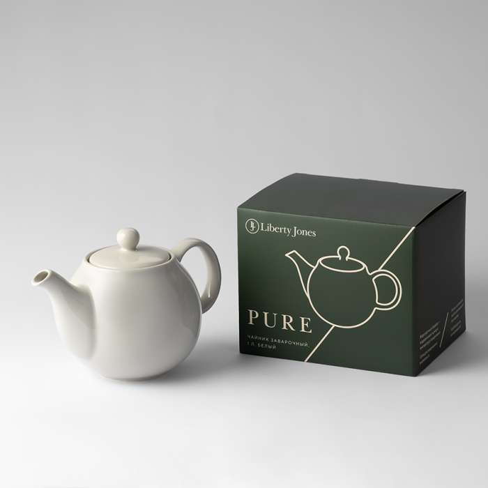 Чайник заварочный pure, 1 л, белый Liberty Jones LJ0000508