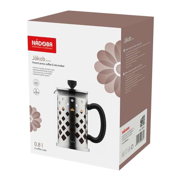 Френч-пресс 0,8 л, серия JAKOB NADOBA 733111