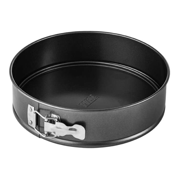Форма для выпечки круглая разъемная Profi Baking 24x6,9 см, сталь углеродистая, черная, п/к WO HOME WO1015