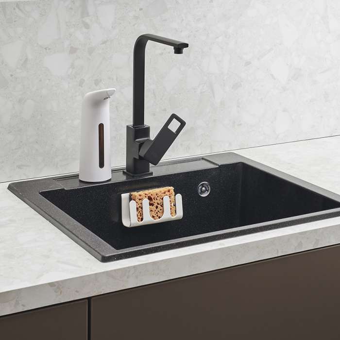 Держатель губки для мытья посуды Jaw, белый SMART SOLUTIONS SS000040