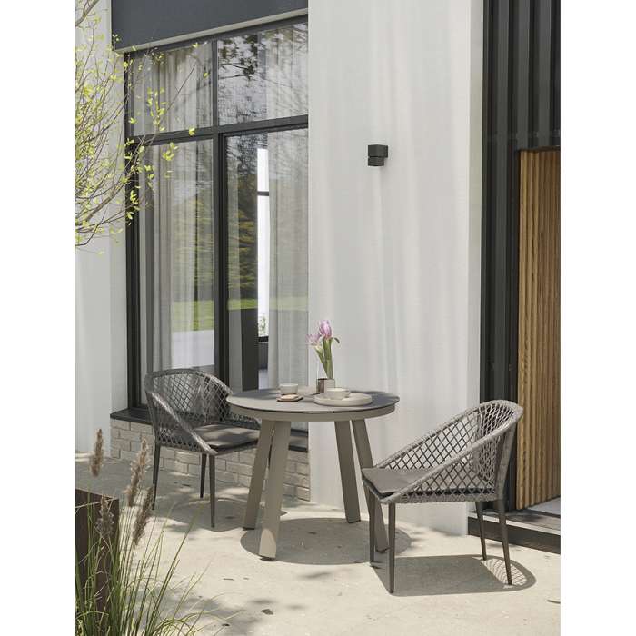 Стол обеденный leif, D90 см, серо-бежевый Bergenson Bjorn BB0000473