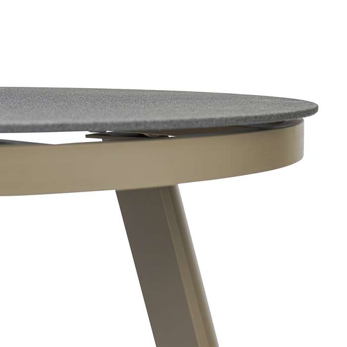 Стол обеденный leif, D90 см, серо-бежевый Bergenson Bjorn BB0000473