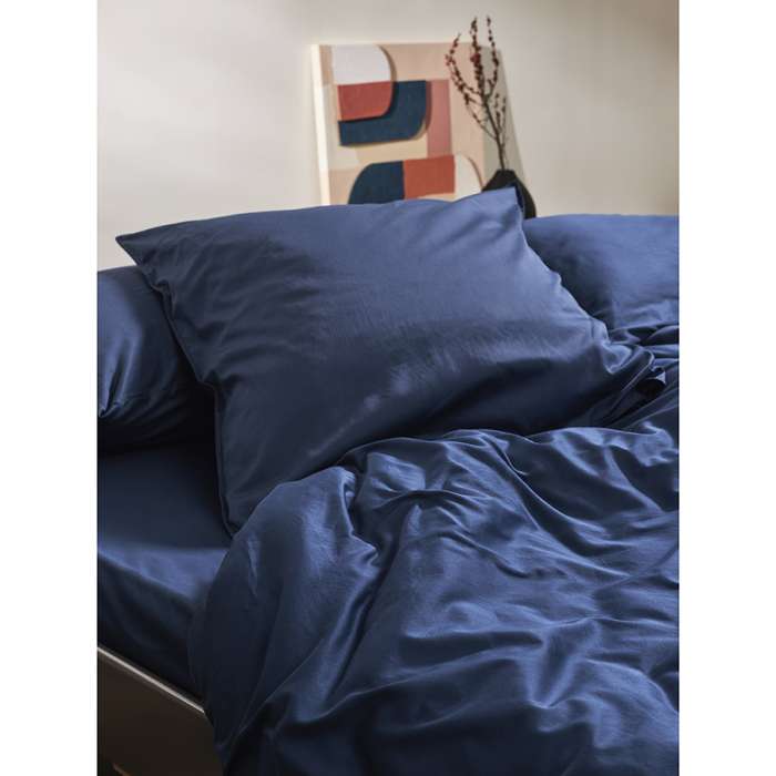 Набор наволочек из премиального сатина темно-синего цвета из коллекции essential, 50х70 см Tkano TK24-PC0002