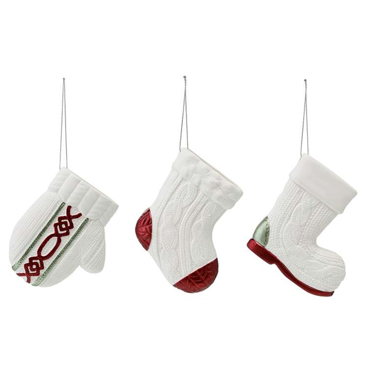 Набор ёлочных украшений warming tale из коллекции new year essential, 3 шт. Tkano TK24-NY_DEC0025