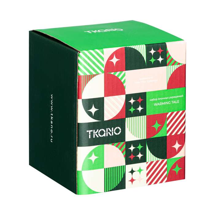 Набор ёлочных украшений warming tale из коллекции new year essential, 3 шт. Tkano TK24-NY_DEC0025