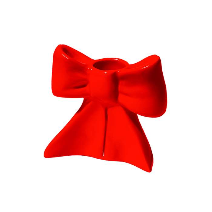 Подсвечник bow, 8 см, красный DOIY DYCAHBOWS