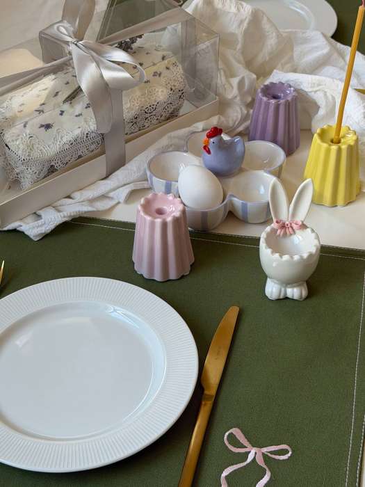 Подставка для яиц magic rabbit из коллекции easter essential Tkano TK25-DEC-RA0002