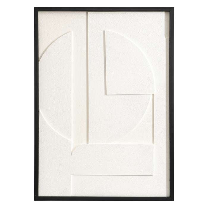 Панно декоративное с эффектом 3d minimalism, с черной рамой, 50х70 см Bergenson Bjorn BB0000607