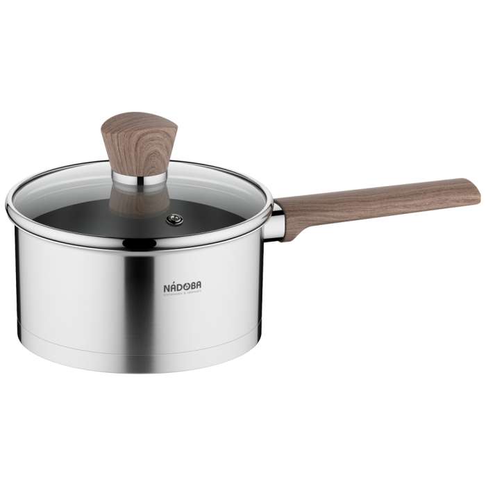 Ковш со стеклянной крышкой, 16 см/1,7 л, Ludva, NADOBA 727014