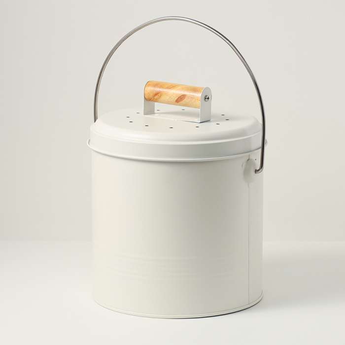 Контейнер для пищевых отходов с фильтром irmel, 3,5 л, молочный Smart Solutions SS0000305